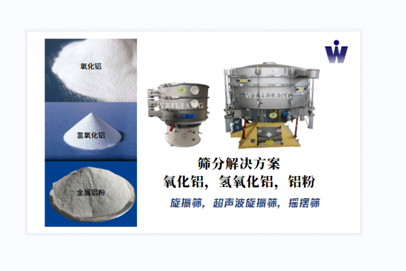 氧化鋁、氫氧化鋁、金屬鋁粉篩分案例